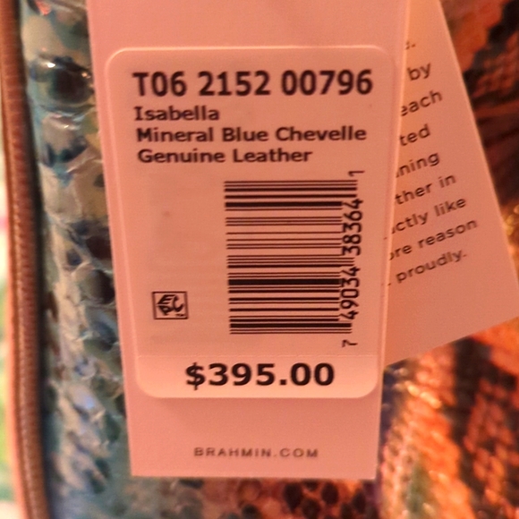 Brahmin Isabella Mineral Blue NWT - Picture 2 of 5